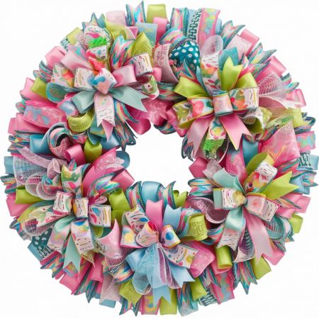 Spring time Floral Wreath